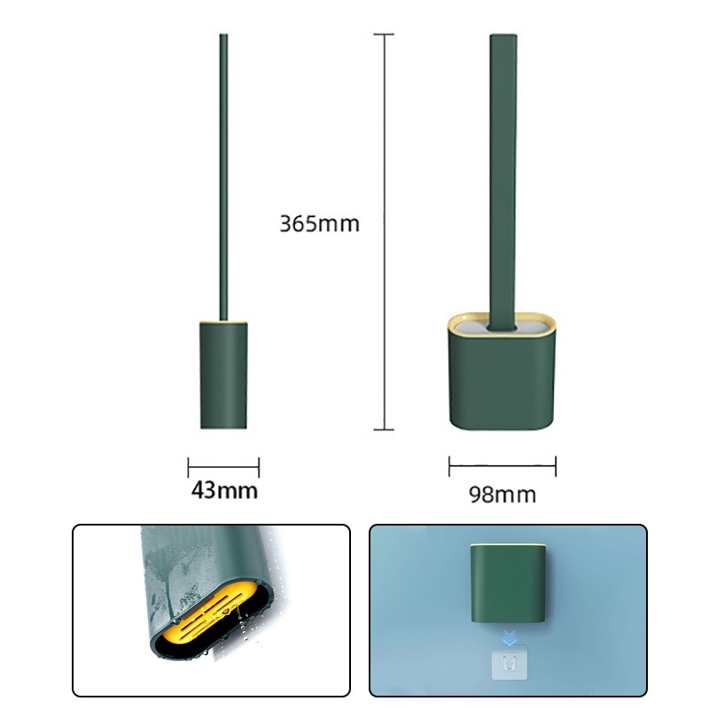 المرحاض فرشاة التجفيف السريع فرشاة مع قاعدة سيليكون دبوس مشبك رئيس شقة المياه واقية فرشاة لينة اكسسوارات اكسسوارات الحمام