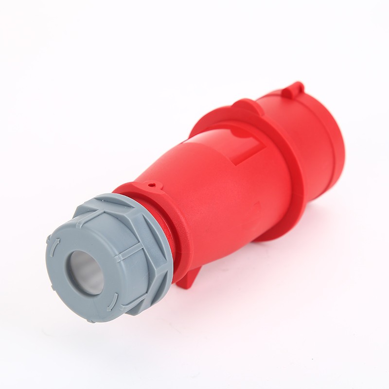 32A 4 Pin 380V-415V IP44 3P+E Power Supply Waterproof Dustproof Male and Female Plug Socket Industrial Connectors