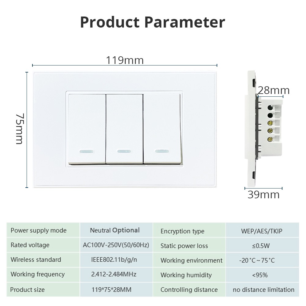 Yagusmart Tuya Zigbee Smart Switch Push Button Homekit Siri Alexa Google Home Voice Control Zemismart Zigbee Smart Switches