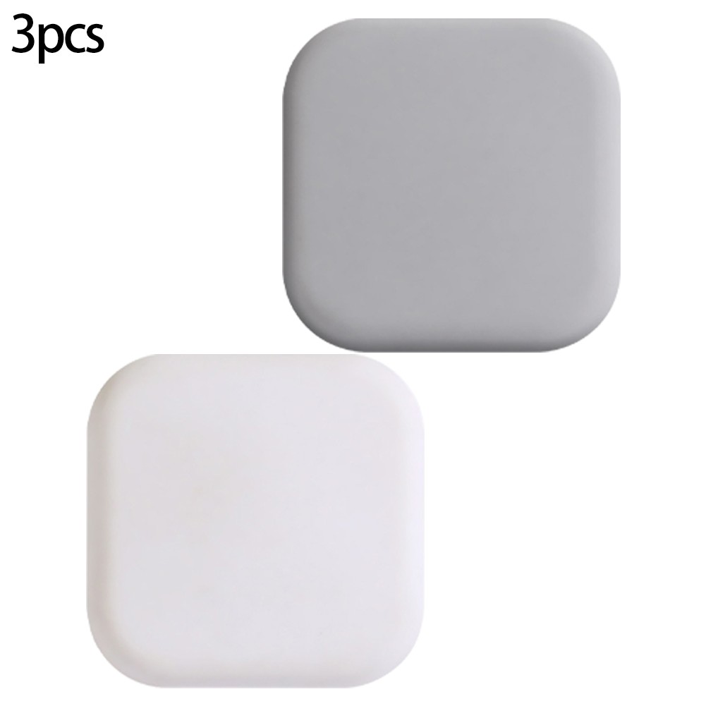 3pcs Bedroom Universal Mute Silicone Sticker Home Decor Protective Portable Anti Collision Door Stopper Punch Free Self-adhesive