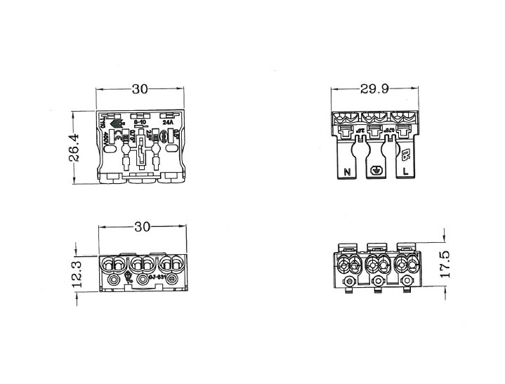 5 pcs 10pcs 30pcs 100pcs CH2 Connectors Terminals Wire Lock 2Pin 3Pin Electrical Cable Terminals Easy Safe Splicing Into Wires