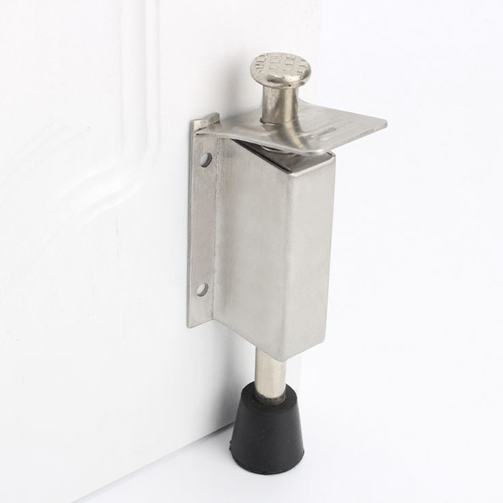 Stainless steel patio door access sliding deadbolt foot lock for home hotel anti-theft hardware