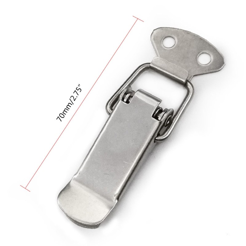 10pcs Chest Bag Tool Box Lock A05 Spring Load Toggle Buckle Latch Durable Safety Locks Practical Hardware Parts