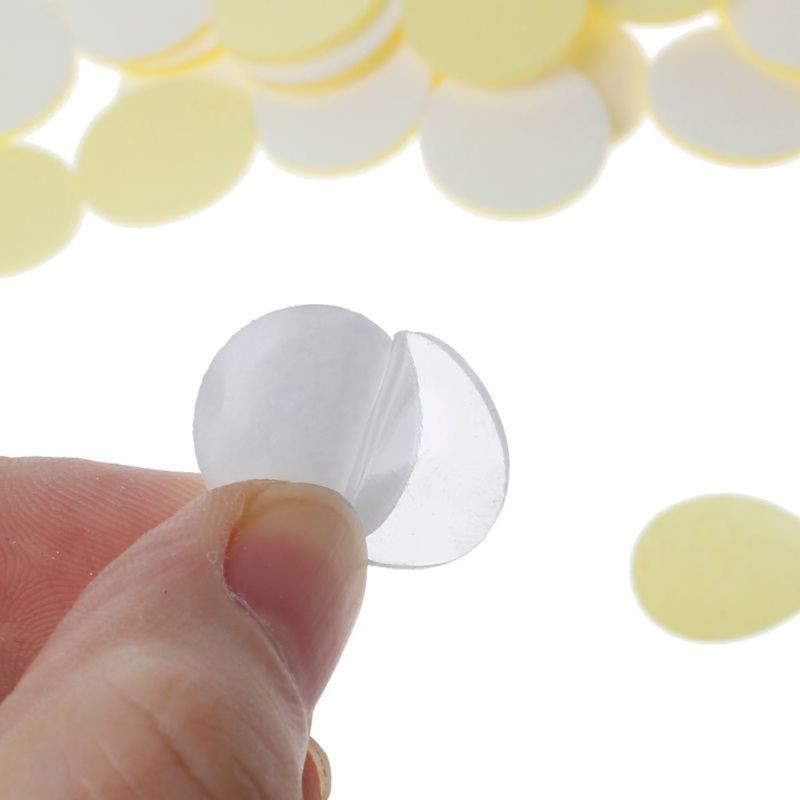 100pcs Clear Invisible Balloon Glue Dots Double Sided Adhesive Dots Stickers