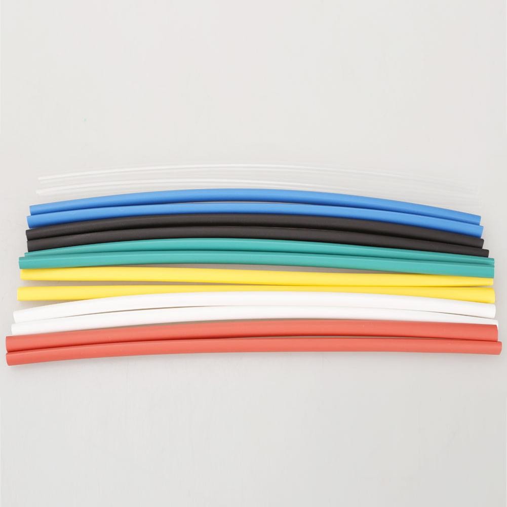 70/300pcs Heat Shrink Tubing Electrical Flexible Cable Tube 2:1 Halogen-Free Heat Shrink Polyolefin Tube Wire Cable Sleeve Kit