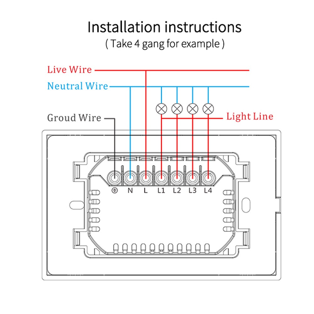 Yagusmart Tuya Zigbee Smart Switch Neutral Required Wall Light Push Button Switch SmartThing Alexa Google Home APP Control Black