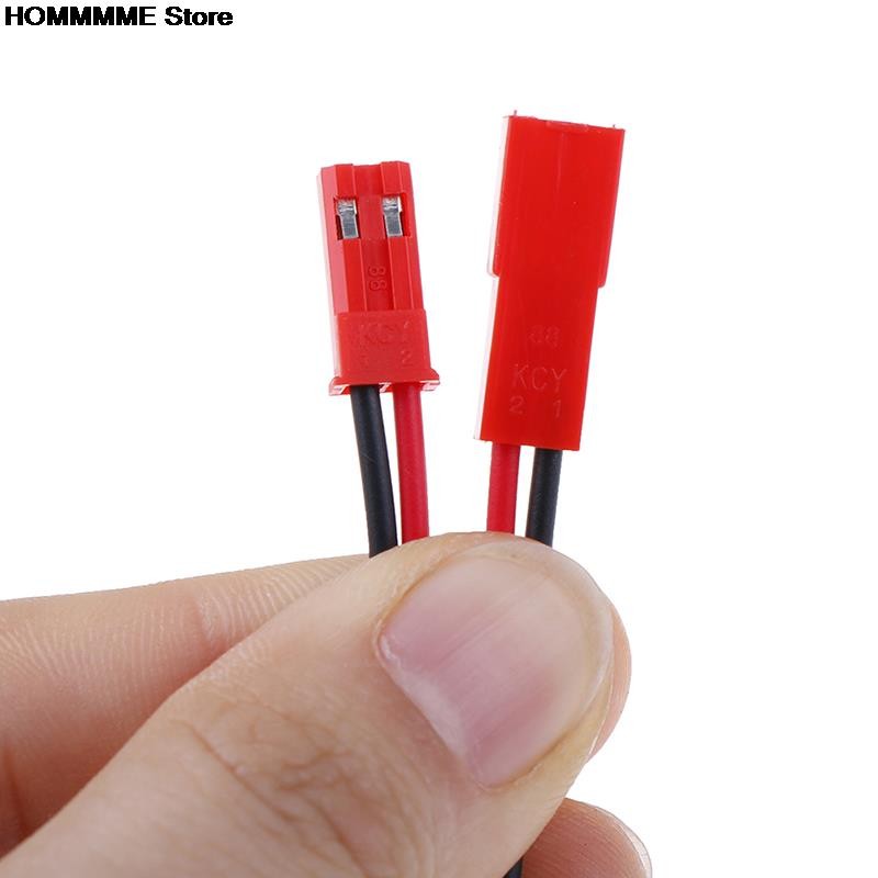 New 20pcs Red Connector 2 Pin Connector Male Female JST Connector Cable 22 AWG Wire for RC Helicopter Battery LED Decoration Lights