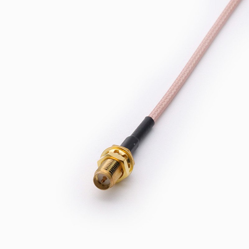 RG316 Coaxial Cable RF Cable RP SMA Female Switch to MMCX Male Right Angle Pigtail Cable 15cm 6" Wholesale Fast Ship