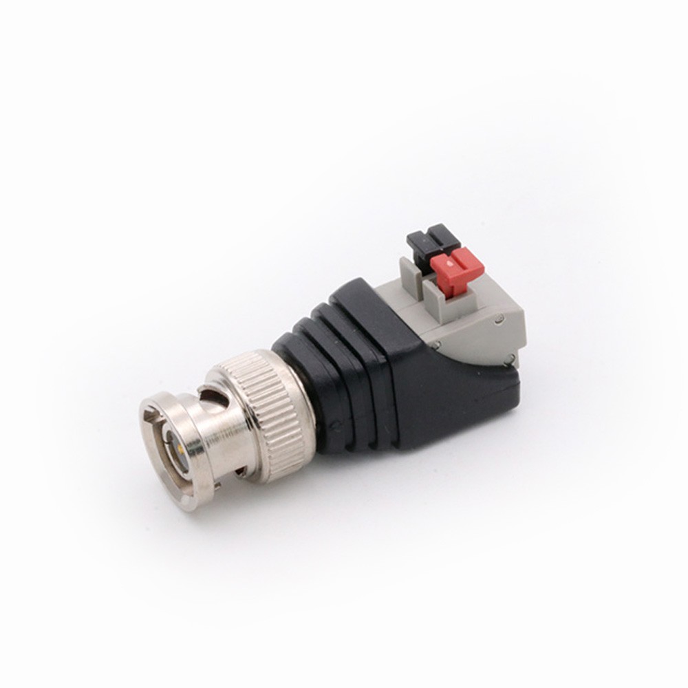 CCTV Camera Terminal BNC Male UTP Video Balun Connector Cable Adapter Plug Connected Pressure for CCTV Camera