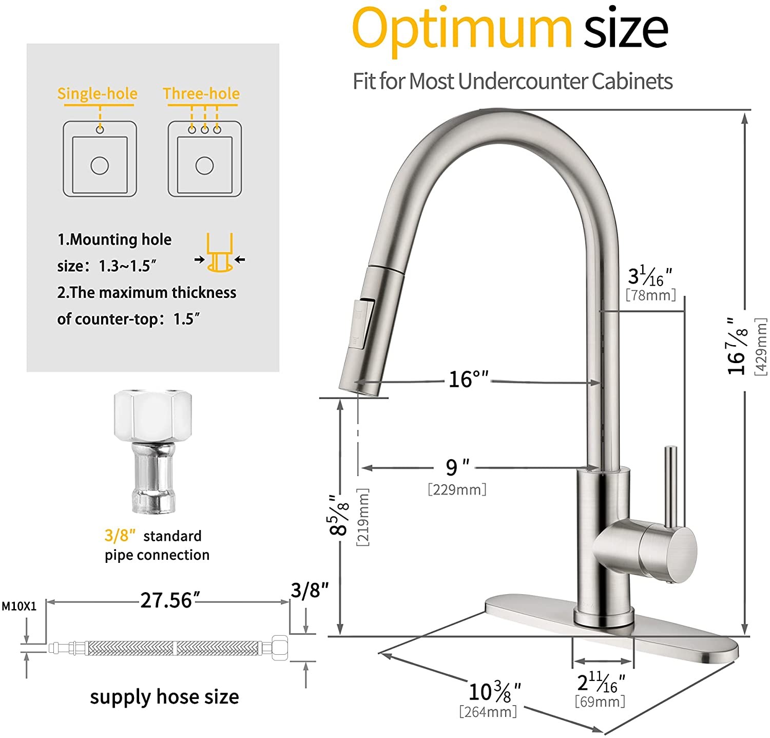 Brushed Nickel Touch Kitchen Faucets With Pull Down Sprayer Automatic Sensor Kitchen Mixer Tap Hot Cold Pull Out Touch Faucet