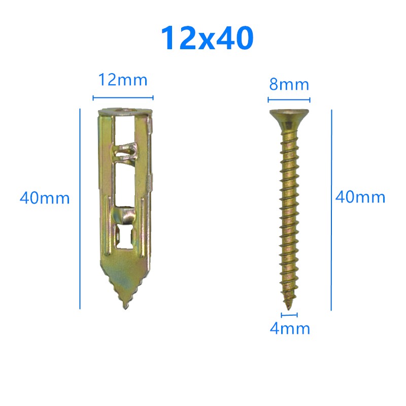 Songpolyu Self Drilling Anchors Drywall Screws Anchor Self Tapping Screws Gypsum Board Expansion Dowels Easy Application