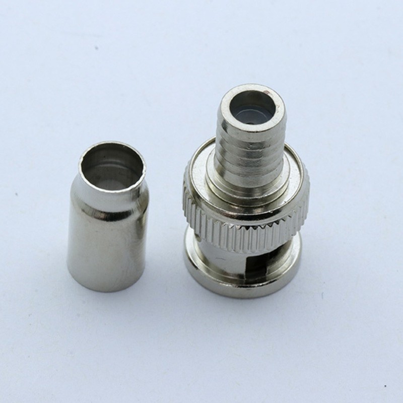 F to BNC Connector RF Adapter BNC Male Plug to F Female Jack Coax Adapter Connector for Camera Scanner 12/50/100pcs