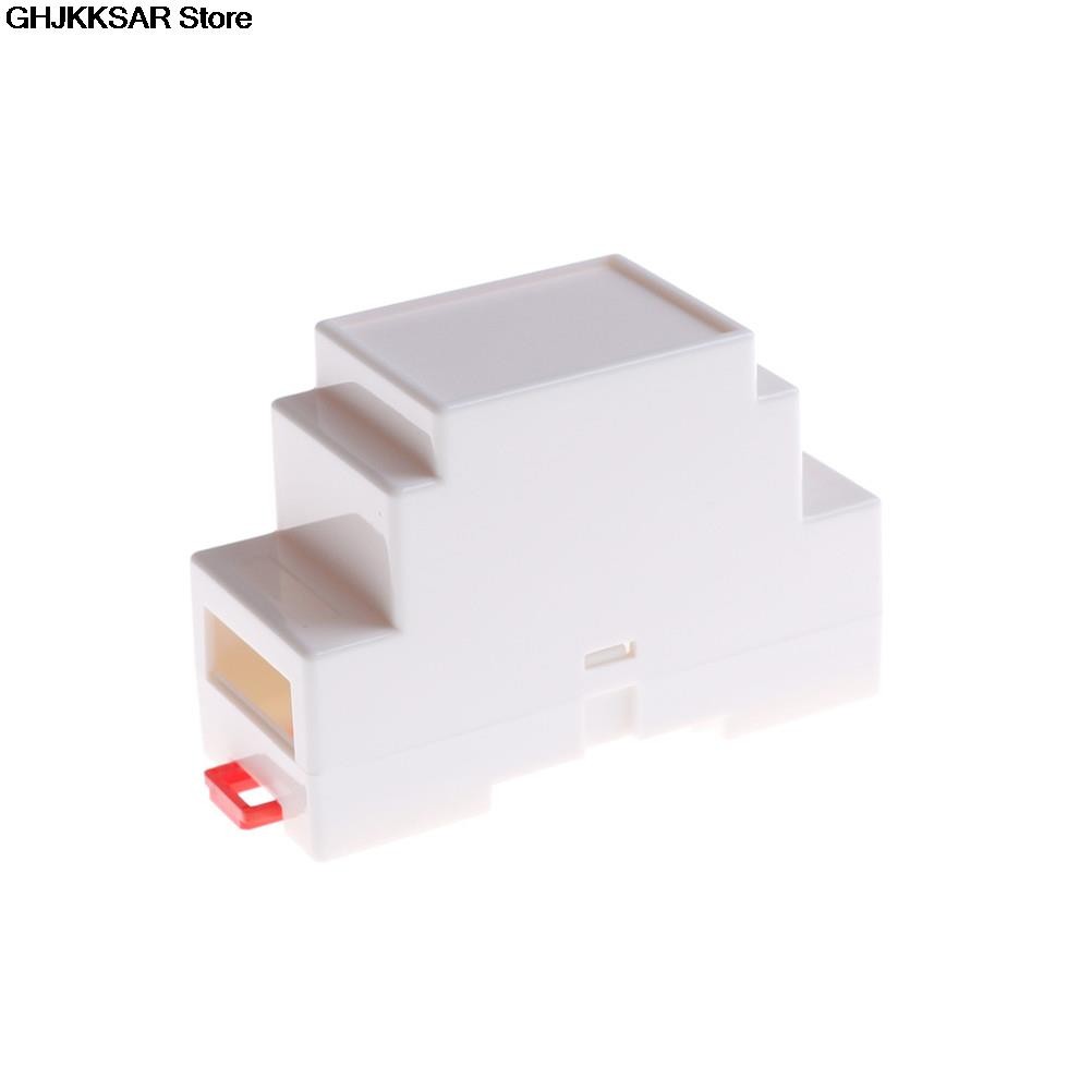 1pc 88x37x59mm Plastic Box Electronics Project Case Din Rail PLC Junction Box