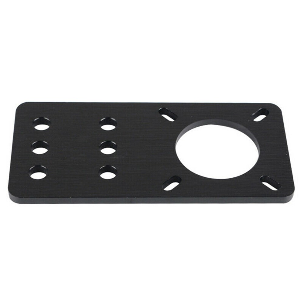 Static Durable Stepper Aluminum Alloy Desk V Slot Black CNC Machine Universal Motor Mount Plate Bracket for Openbuilds NEMA17