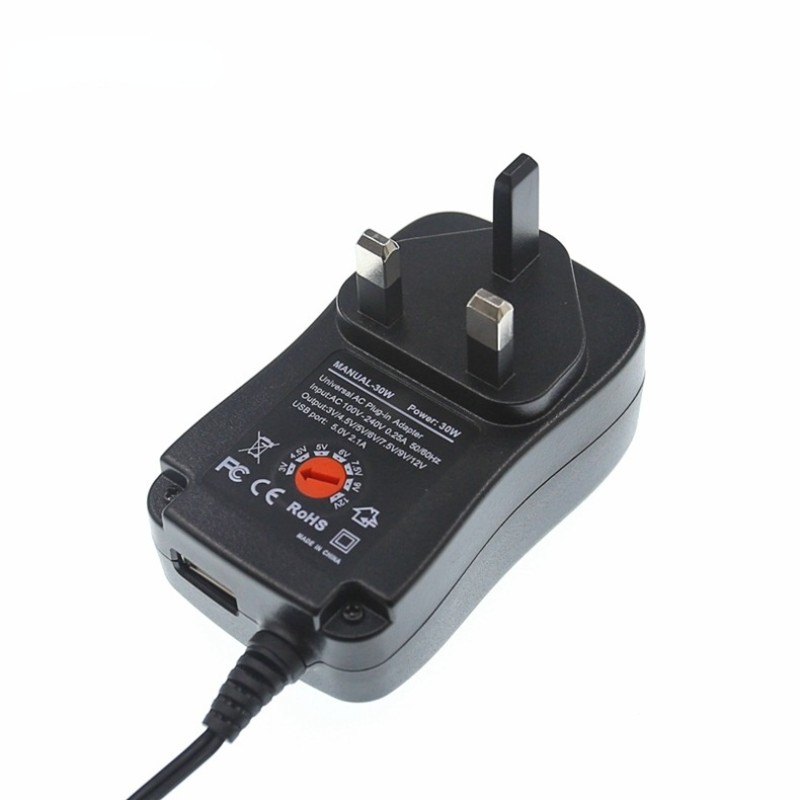 AC 110-240V DC 5V 6V 8V 9V 10V 12V 2A Universal Power Adapter Supply Charger adapter EU US AU UK Adjustable power adapter