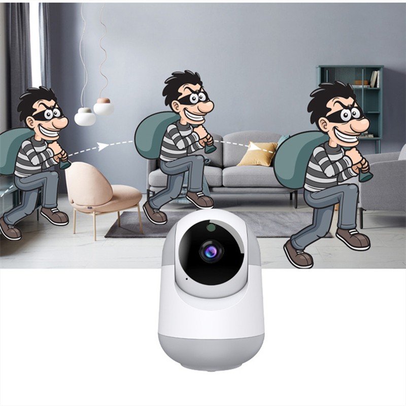 HD 1080P Smart Home WiFi Camera WiFi Security Cam 2 Way Audio Motion Detection Night Vision Surveillance Camera Home/Baby/Pet