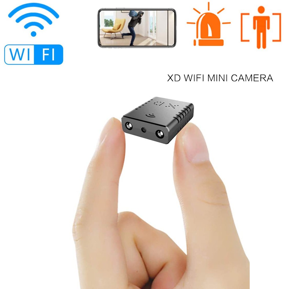 Smallest HD 1080P WiFi XD Mini Camcorder Night Vision Micro HD Camera Motion Detection DV Security Camera DVR Support Hidden TF