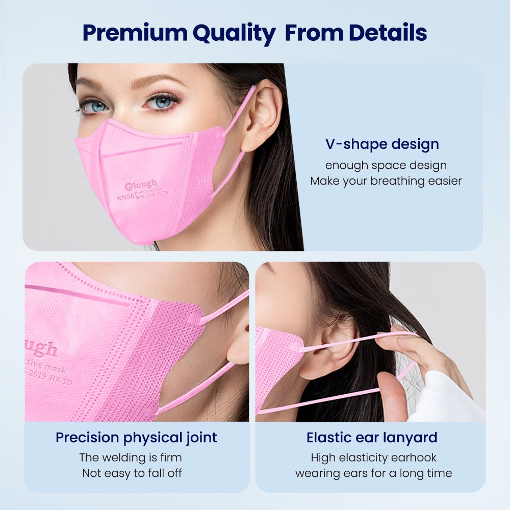 Elough Woman 3D Colorful Face Mask Mascarillas fpp2 homology ada KN95 masks reusable mascara ffpp2 cubrebocas ffp2masque noir