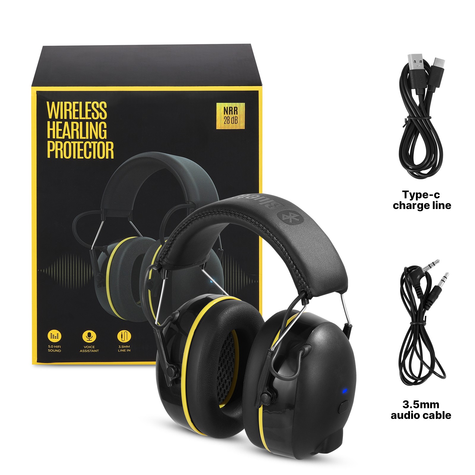 in the store!!! Shooting Headphones Bluetooth Earmuffs Noise Canceling Tactical Electronic Defender NRR 28db for Music