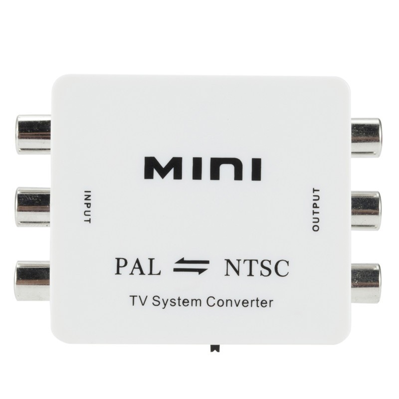 RCA AV/CVSB L/R Video to HDMI Compatible AV Scaler Converter HD Video Converter Box 1080P Support NTSC PAL