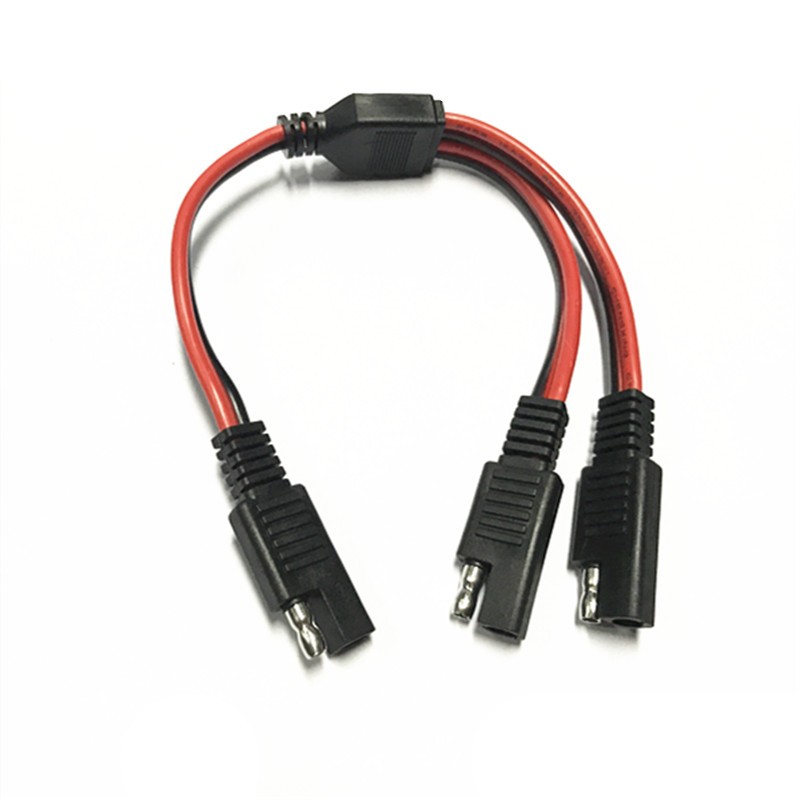 2 square copper high-power SAE interface one in two car function solar power cable power plug