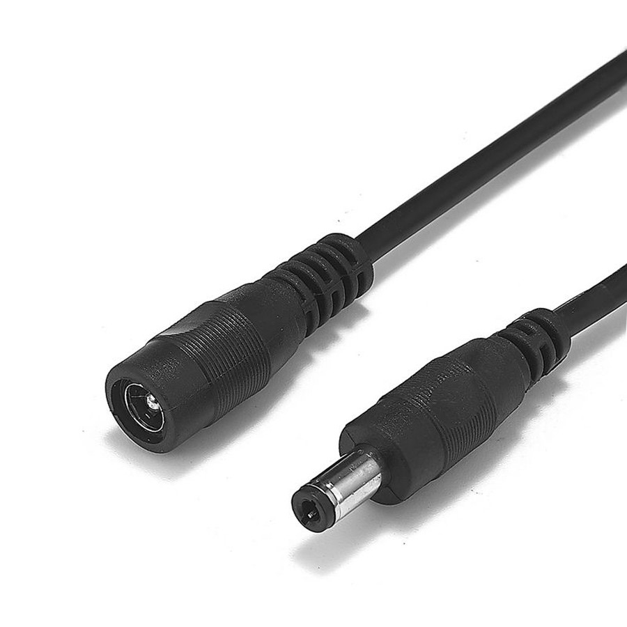 ANBIUX 1pc DC Power Extension Cable 3M/10FT Jack Socket to 5.5mm x 2.1mm Male Plug for CCTV Camera 12V Extension Cord