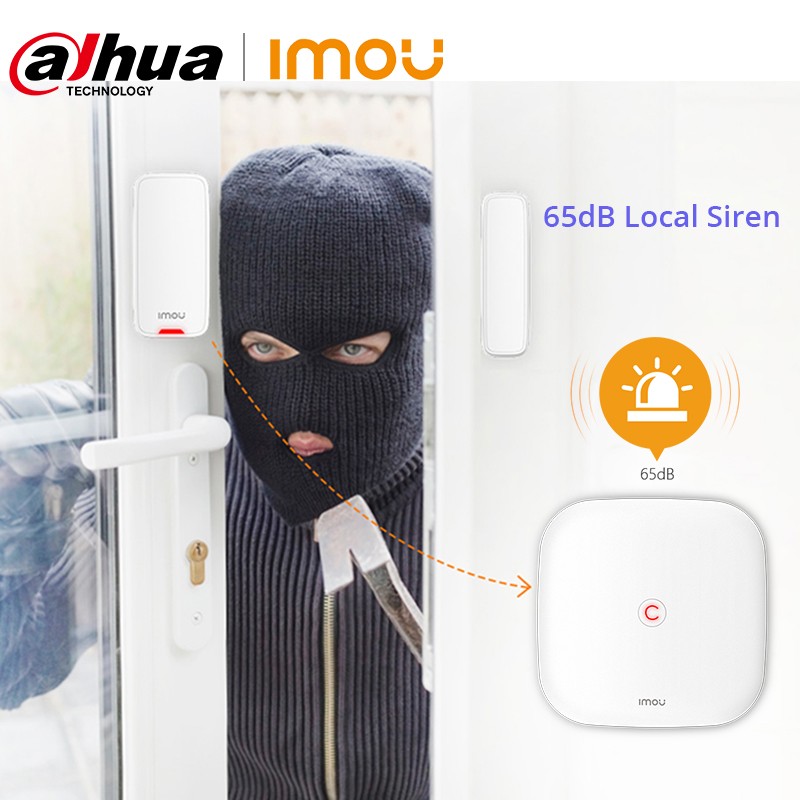 Dahua Imou Alarm Station with Airfly Wired or Wireless Connection Supports Up to 32 Smart Alarm System Center Detectors