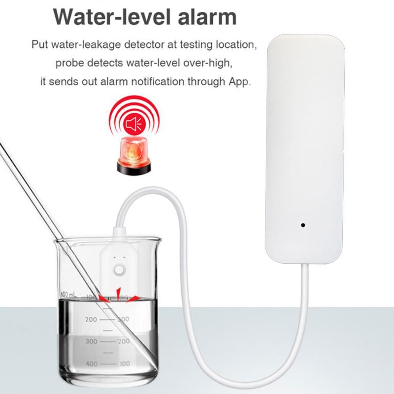 Tuya ZigBee/Wifi Water Leak Alarm Smart Water Sensor Leak Detector Smart Life APP Flood Alert Overflow Security Alarm System