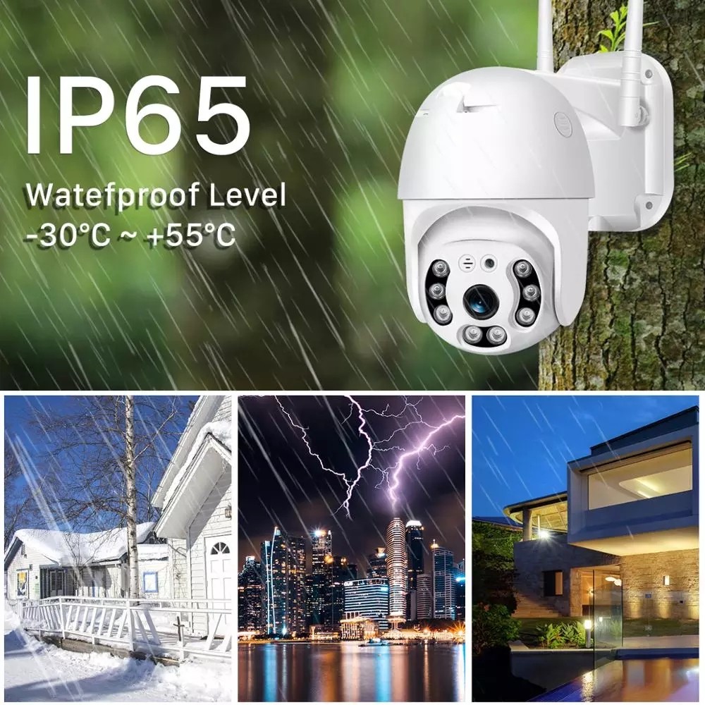 Original New 2022 iP Camera 5MP HD Outdoor AI Human Audio Detection Wireless Security CCTV Camera P2P Surveillance Wifi Camera