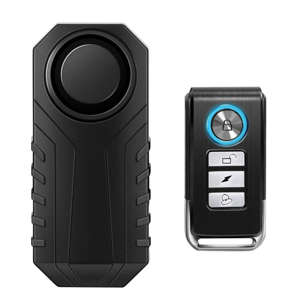 Elecpow Anti-theft Vibration Bicycle Alarm Remote Control 113dB Loud Wireless Alarm Sensor Waterproof Motorcycle Security