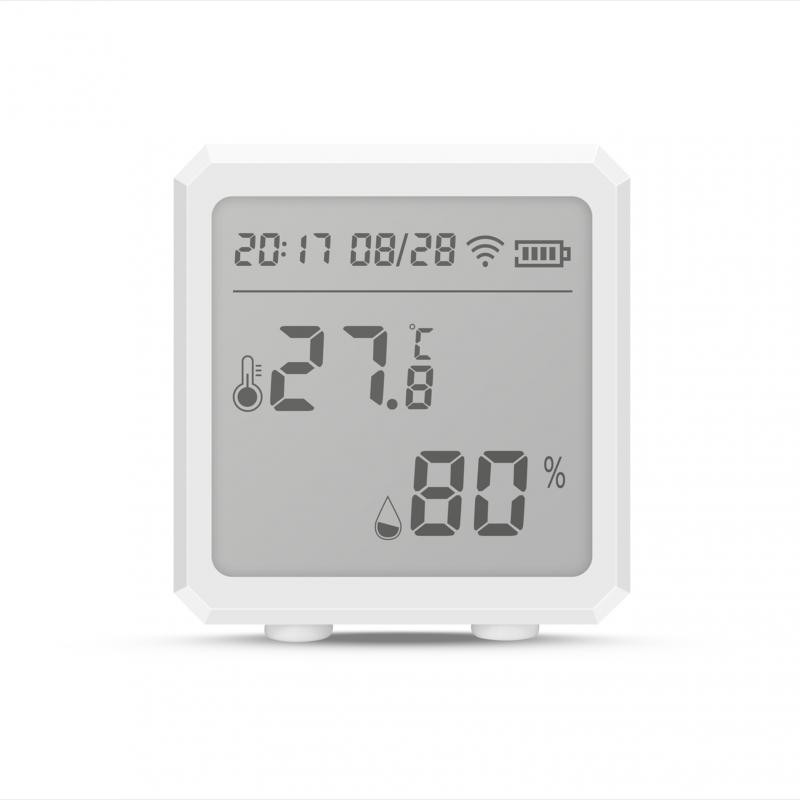 Tuya Smart ZigBee Temperature and Humidity Sensor Indoor Hygrometer Thermometer with LCD Screen Support Alexa Google Assistant