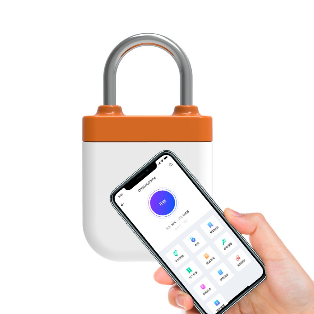 Smart NFC Padlock Without Power Mobile Phone Unlocking IPX5 Gym Dormitory Hotel Outdoor Luggage and Lockers To Lock Tag