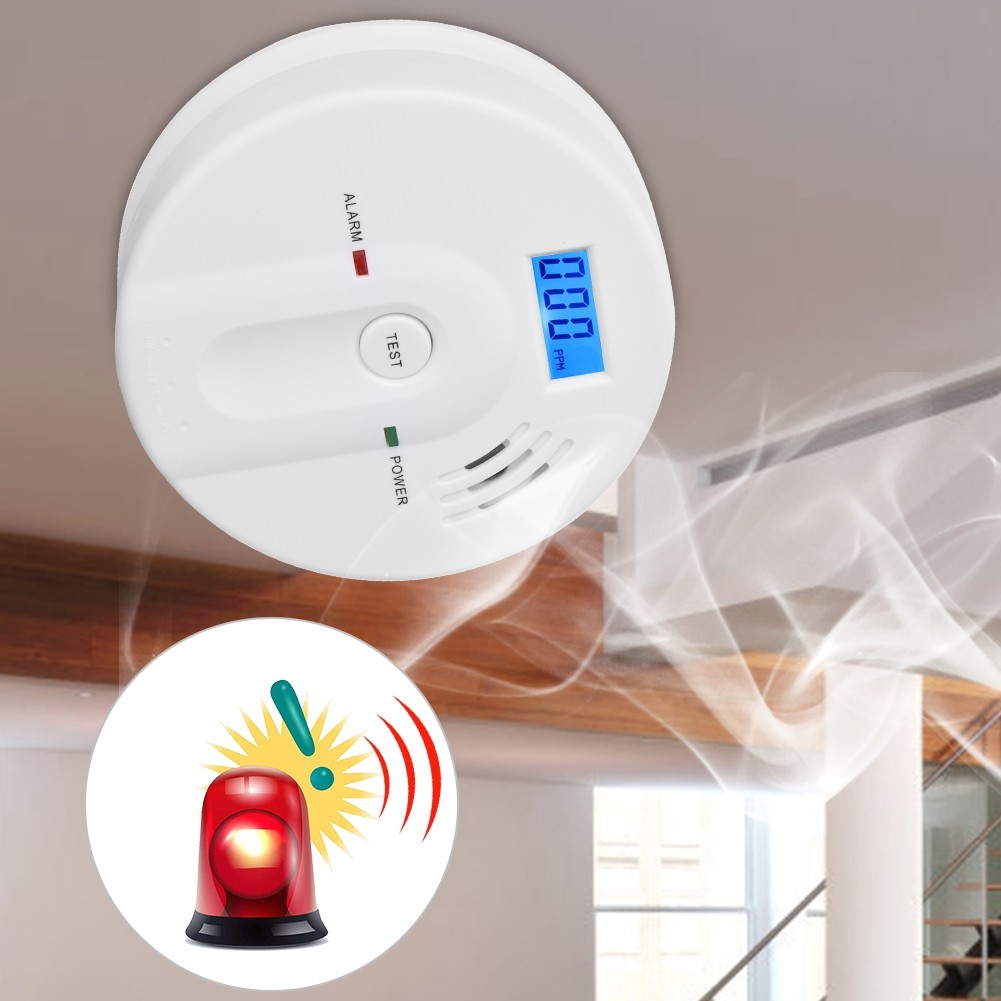 Brand New LCD Display Digital Carbon Monoxide Gas Poisoning Sensor Alarm Warning Detector JKD-603