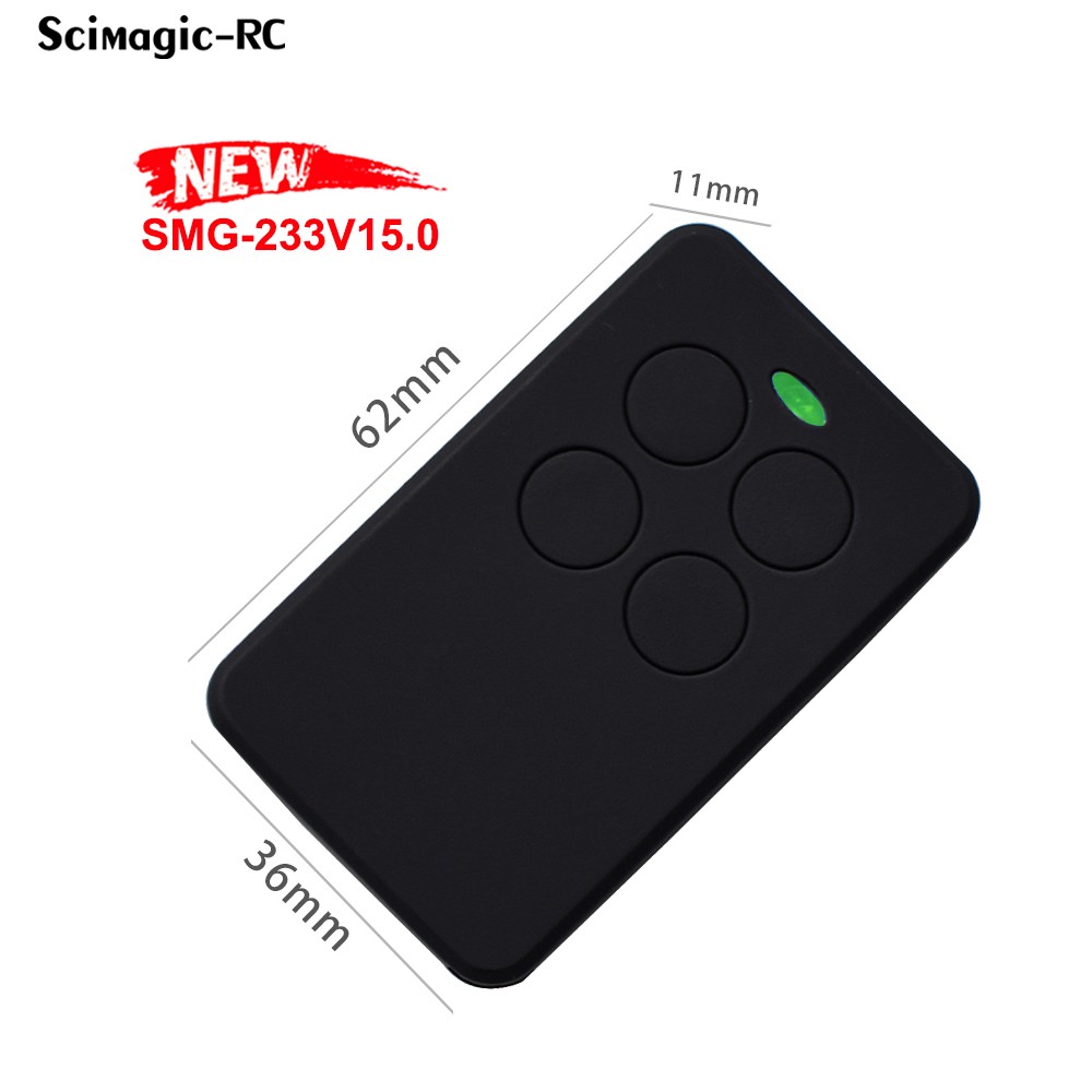 Scimagic-RC SMG-233V15.0 Garage Remote Control Multi Frequency 280-868MHz Duplicator Clone 433MHz 868.3MHz Driving Transmitter