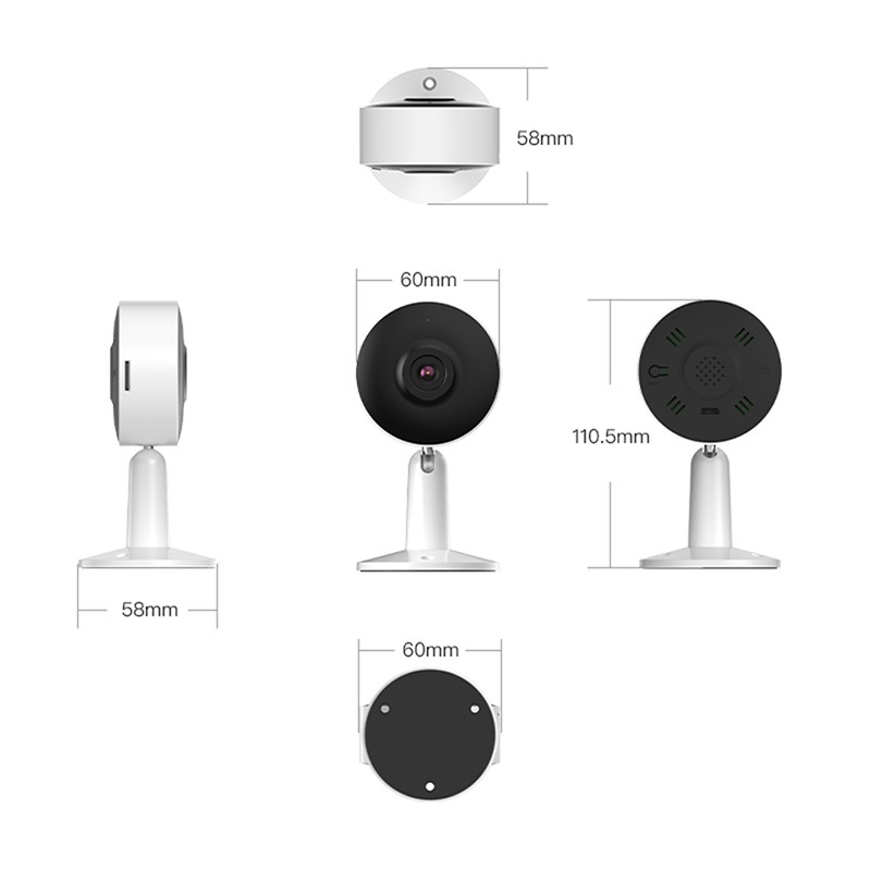 Laxihub 1080P/2K Mini Camera Home WiFi IP Camera Indoor Video Surveillance Security Baby Monitor 3mp Webcam Two Way Audio