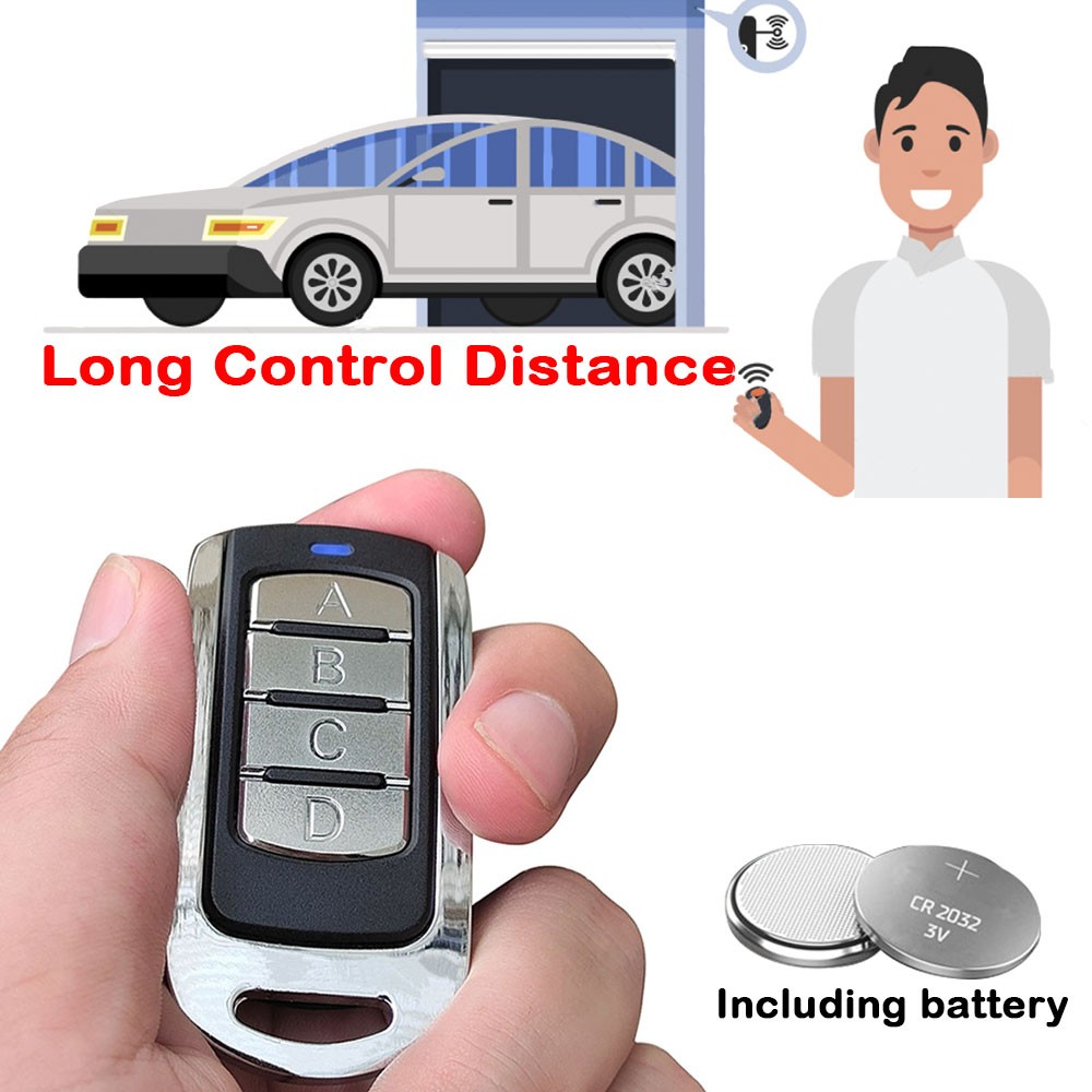 ECOSTAR RSC2 RSE2 Garage Door Remote Control 433.92MHz Replacement ECOSTAR Remote Control Gate Opener Wireless Transmitter