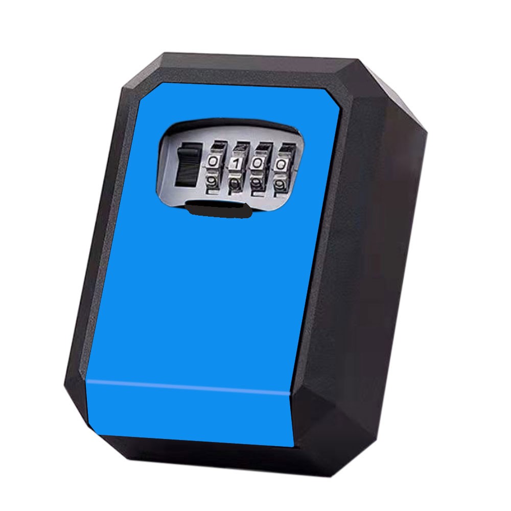 Password Key Box Lock Wall Mounted Zinc Alloy Weatherproof Key Box 4 Digits Combination Key Box Lock Storage