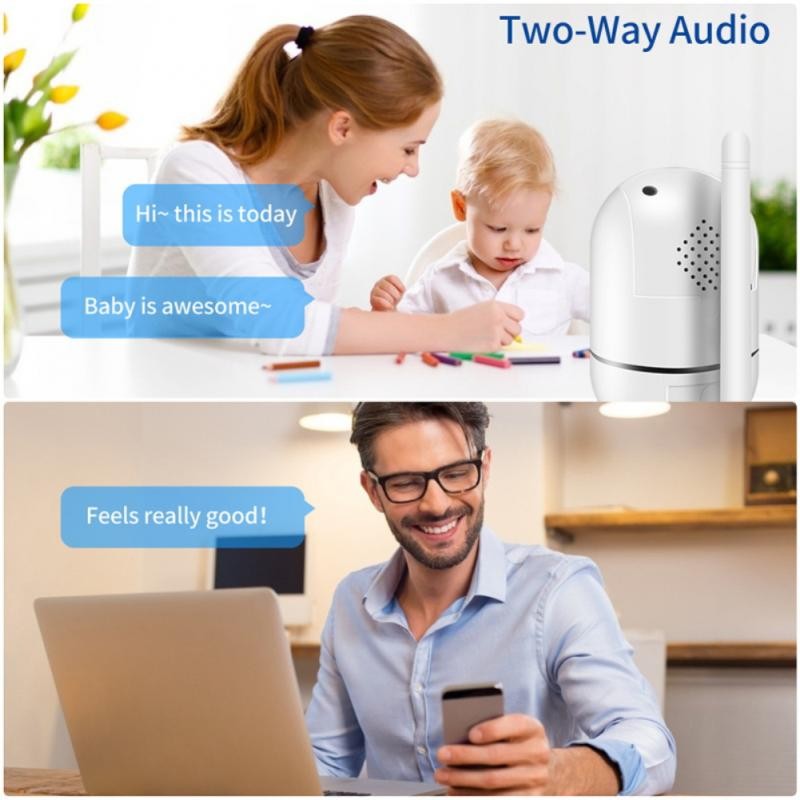 2MP IP Camera Baby Monitor WiFi 1080P Video Surveillance Camera Two Way Audio Infrared Night Vision Smart Home Security Wifi Camera