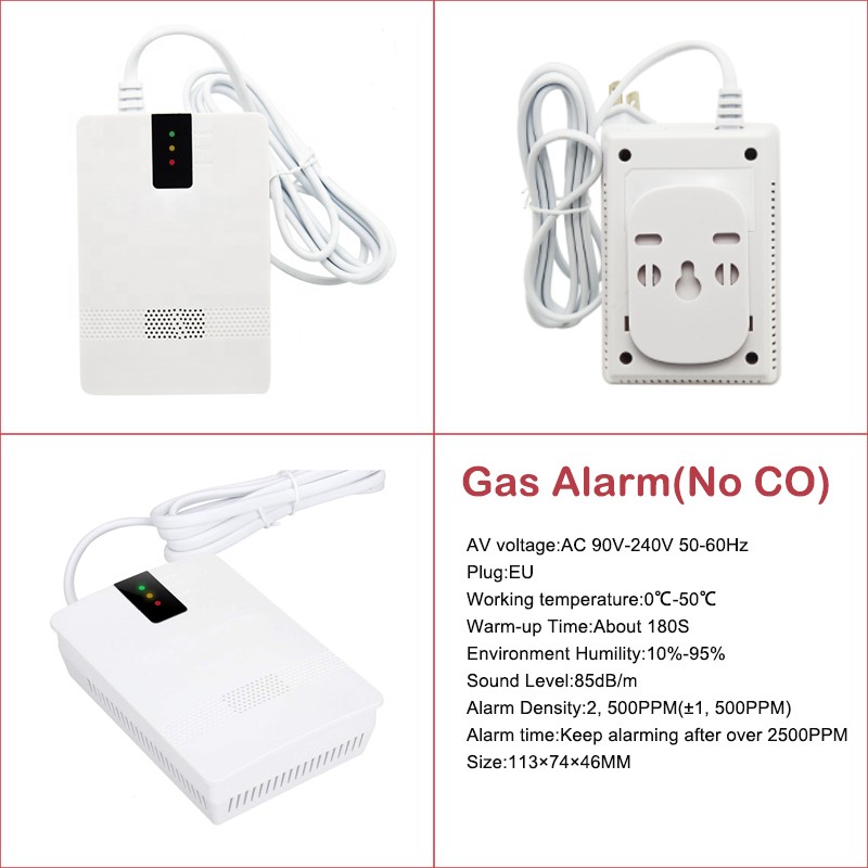 Fire Sensor Security Protection Home Safety Products Personal Alarm Carbon Monoxide Detector LPG CH4 Combustion Analyzer