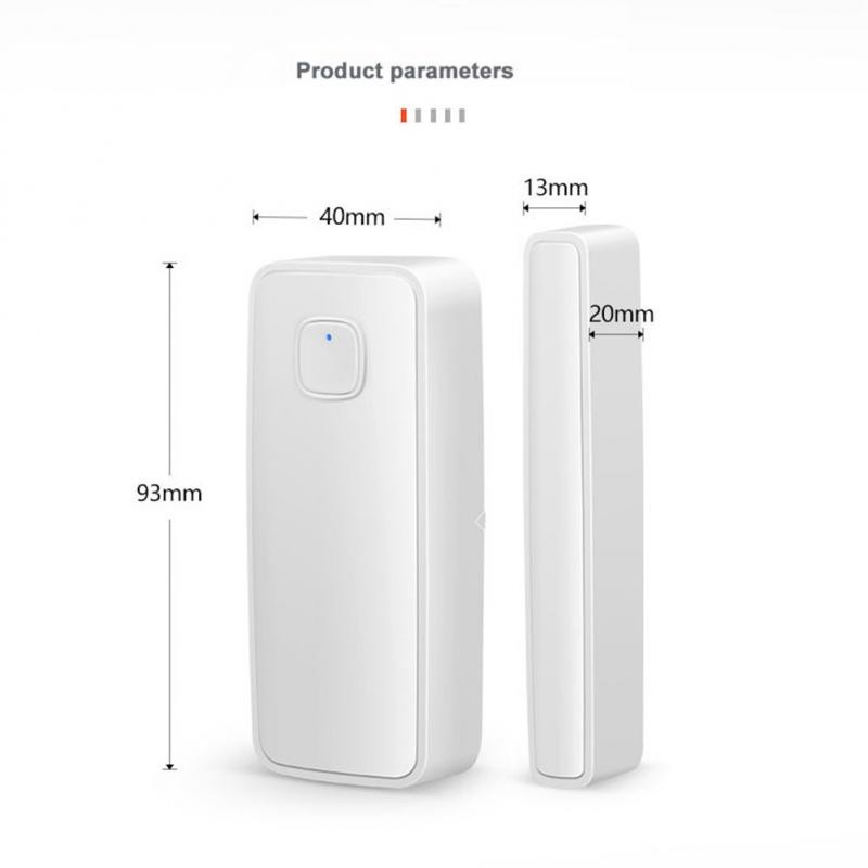 Aubess Tuya WiFi Door Sensor, Smart Open/Close Door Detectors, WiFi Window Sensor with Alexa, Google Home