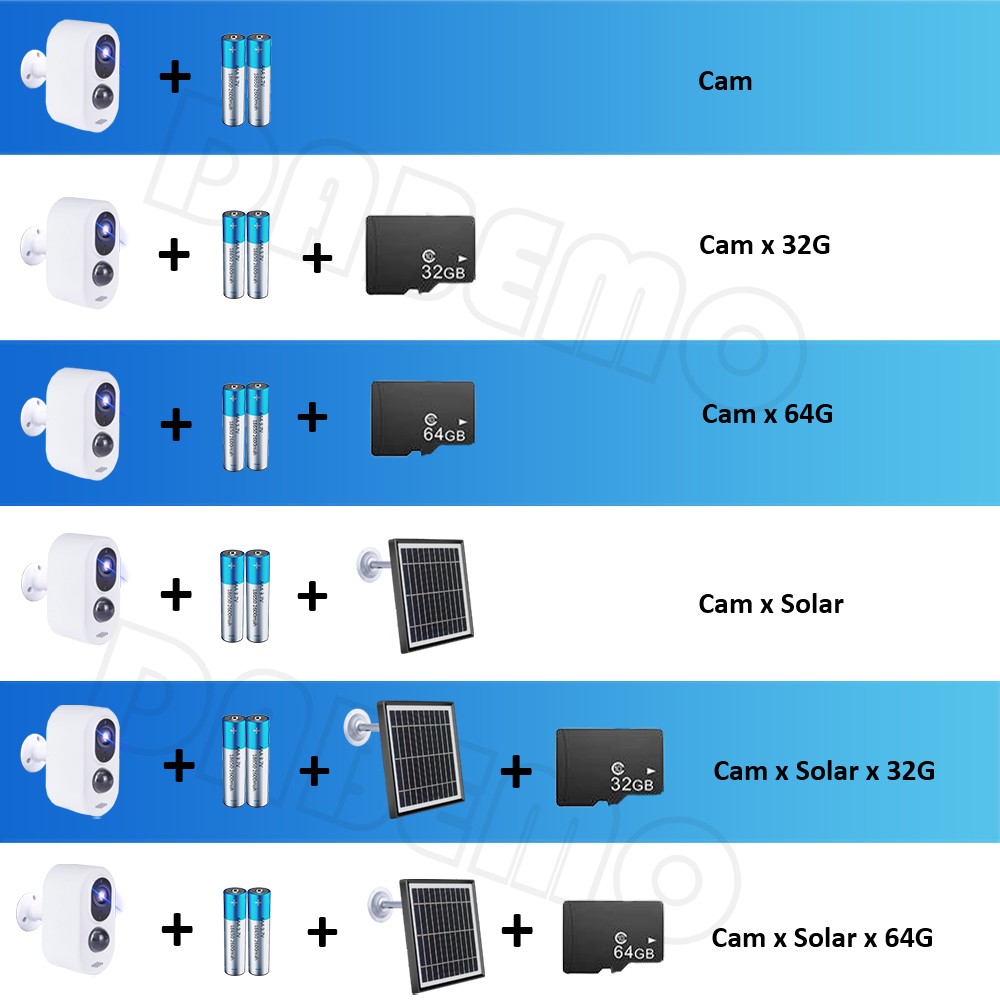 3MP Solar Camera WiFi Outdoor Street Wireless Security Camera 3.3W Solar Panel Powered Bullet Mini Camera Tuya APP