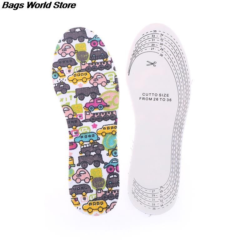 Children Baby Insoles Memory Foam Comfort Cushion Insole Shoe Boys Girls Cute Cartoon Insoles Cushion Breathable Insert