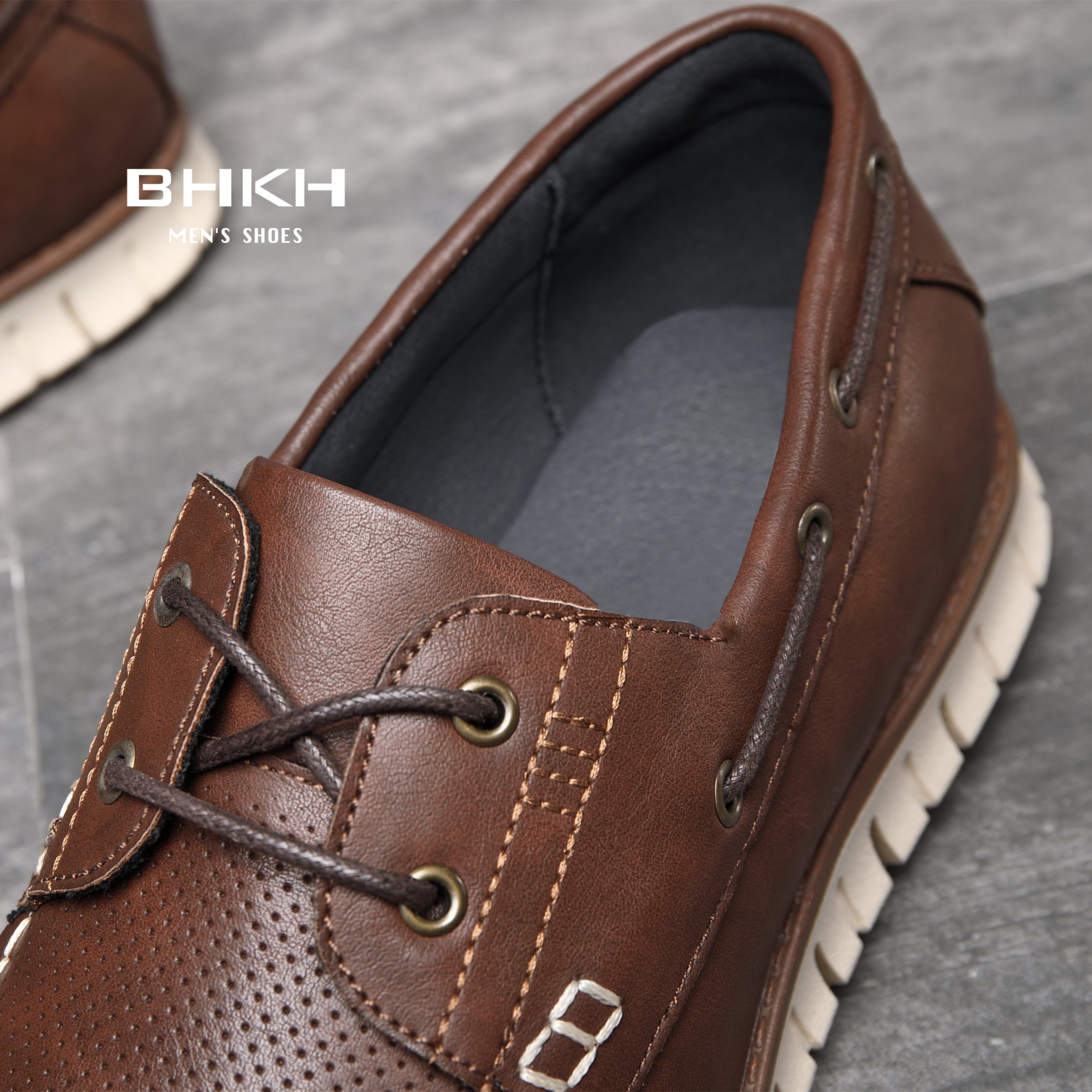 BHKH New Mens Loafers Shoes Spring/Summer Fashion Men Casual Shoes Comfortable Smart Work Casual Office Men Shoes