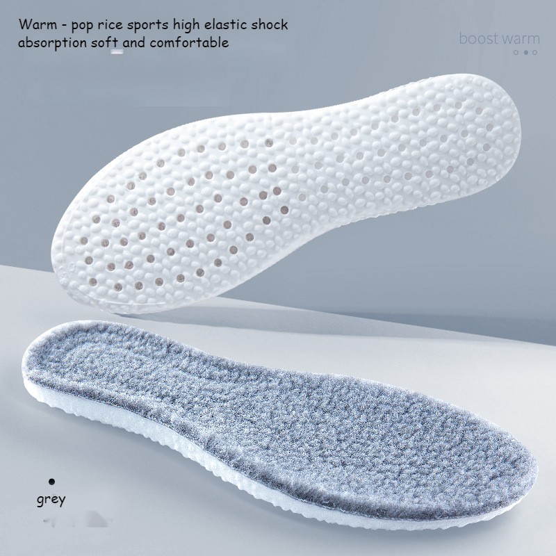 xiaomi warm plush thick men women sport insole autumn winter impulse shock absorption sweat absorption odor woman shoes