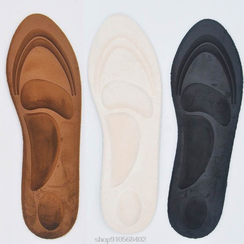 Winter 4D Thicken Sponge High Heel Insert Shoes Insoles Full Length Arch Support Orthopedic Cushioned Pads N13 20 Dropshipping