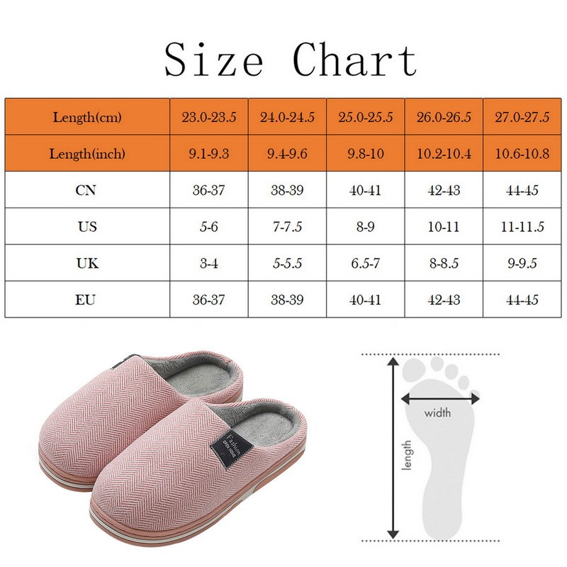 Women Slippers Winter Warm Home Home Soft Non-slip Slippers Men Plush Shoes Thick-soled Warm Plush Slippers Bedroom Fur Slides