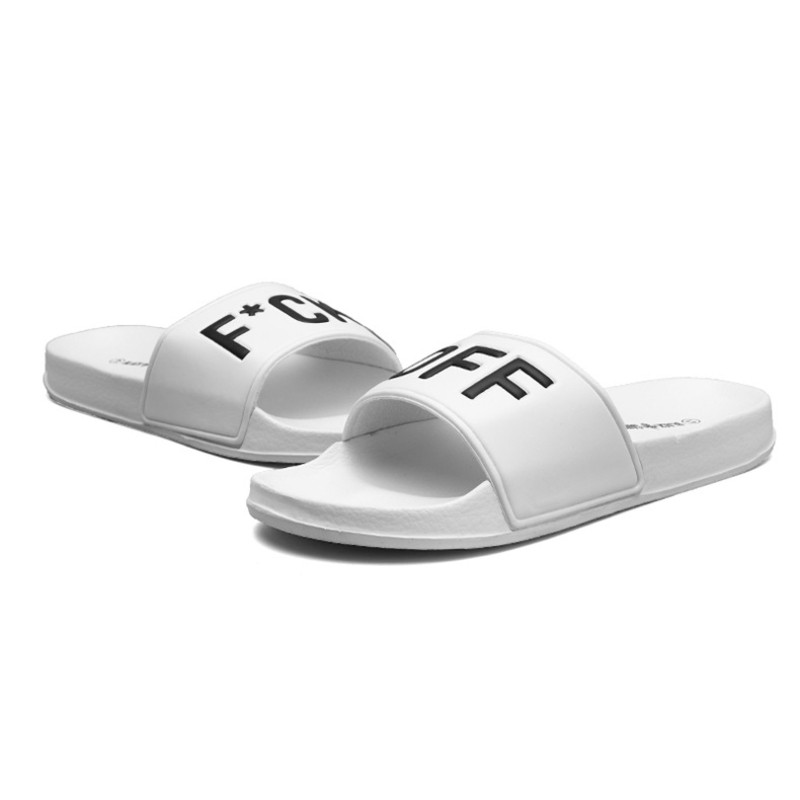 Men's slides summer breathable non-slip soft home sandals couple open-toed fashion outdoor non-slip sandals beach slippers