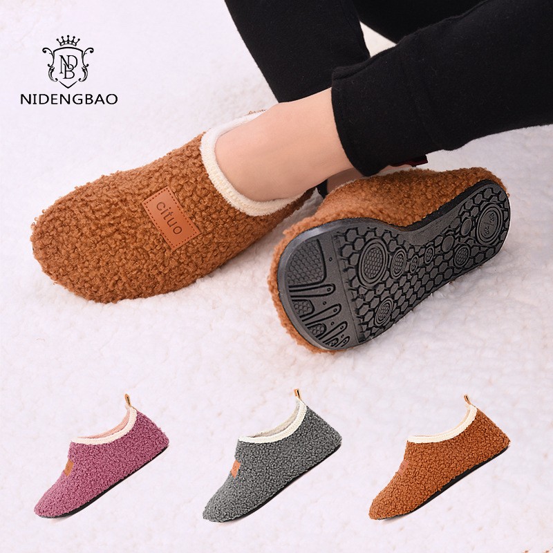 Winter Kids Girls Boys Warm Walkers Infant Baby Winter Women Shoes Soft Cute Mom Baby Indoor Slippers Children Floor Shoes