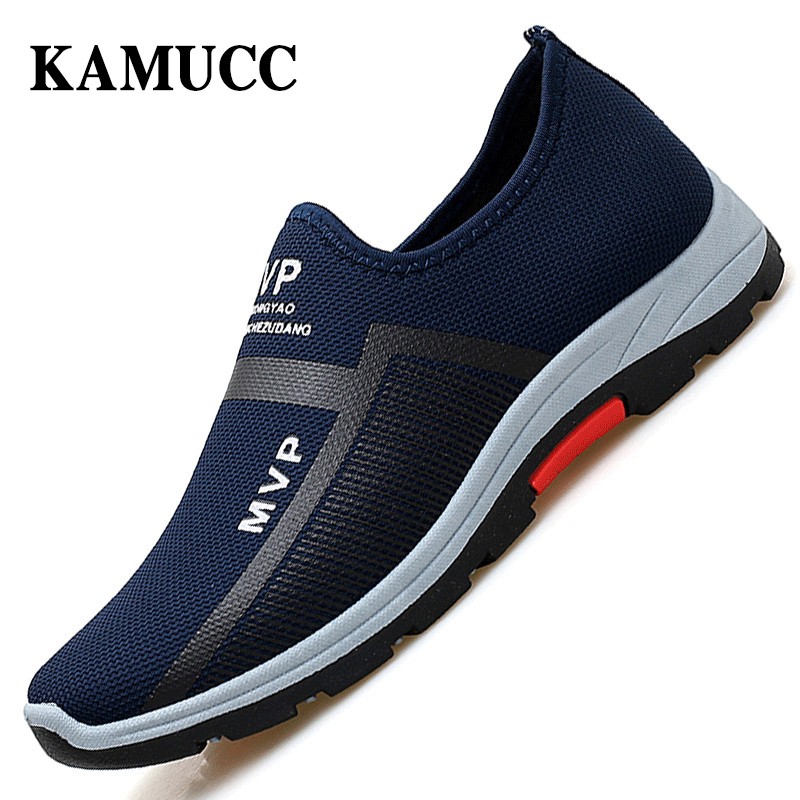 Summer Mesh Men Shoes Lightweight Sneakers Men Fashion Casual Walking Shoes Breathable Slip On Men Loafers Zapatillas Hombre