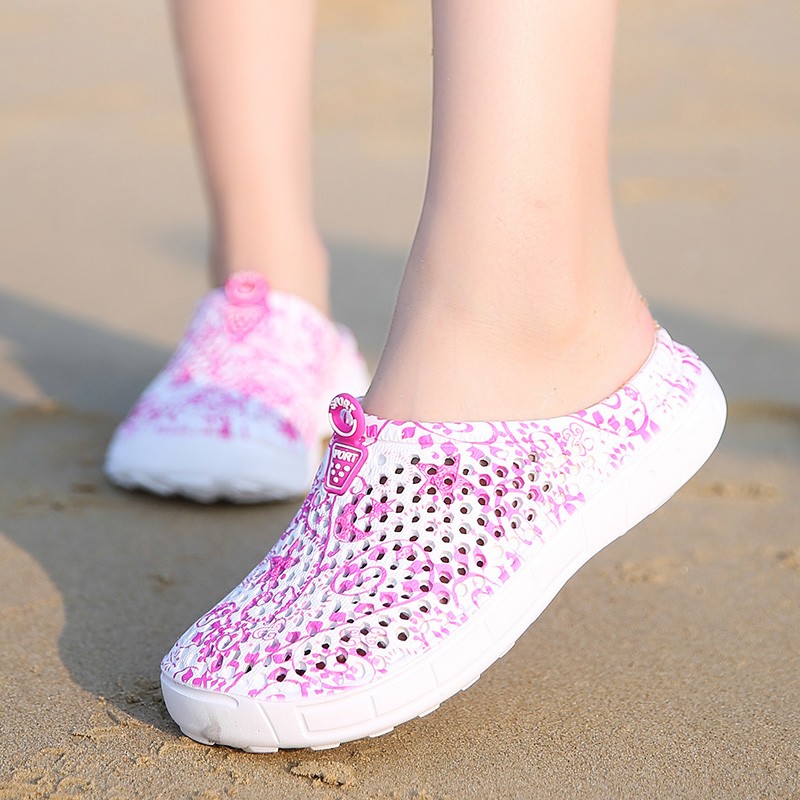 Slippers Women Beach Sandals Lightweight Quick Drying Garden Clogs Outdoor Casual Shoes Size 36-41 Zapatos Para Mujer